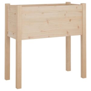 vidaXL Jardinières 2 pcs 70x31x70 cm Bois de pin massif